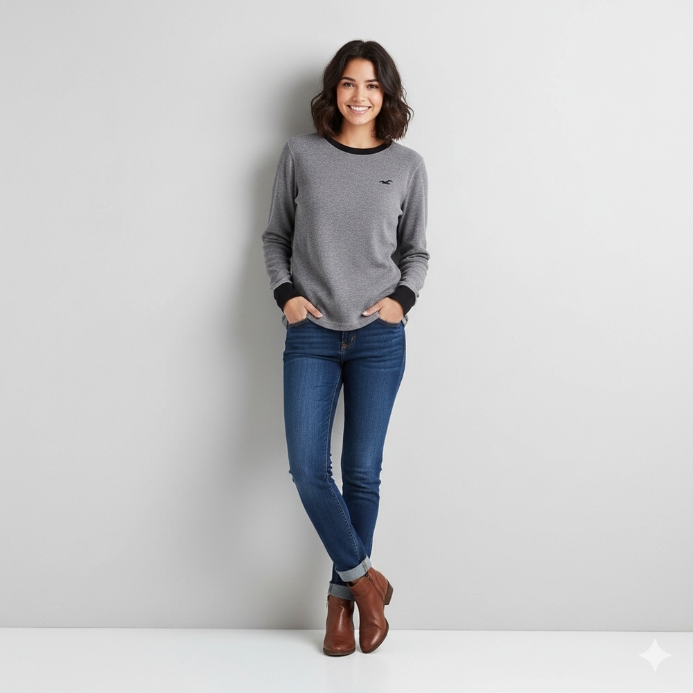 Hollister Purple Long Sleeve Top 50% Off Bundles Of 3 Or More!